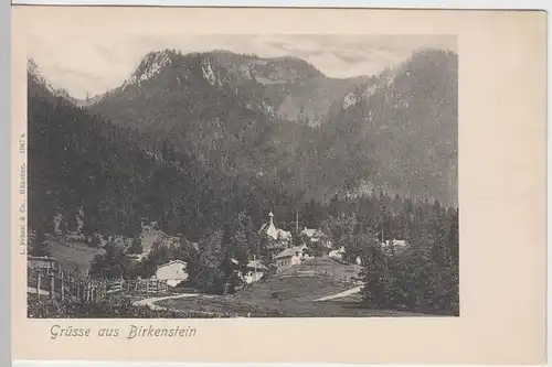 (62371) AK Grüsse aus Birkenstein, vor 1905