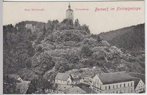 (6066) AK Bad Berneck im Fichtelgebirge, Schlossberg, vor 1945