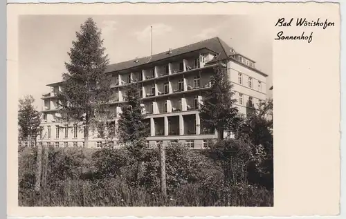 (60203) Foto AK Bad Wörishofen, Sonnenhof, 1930er
