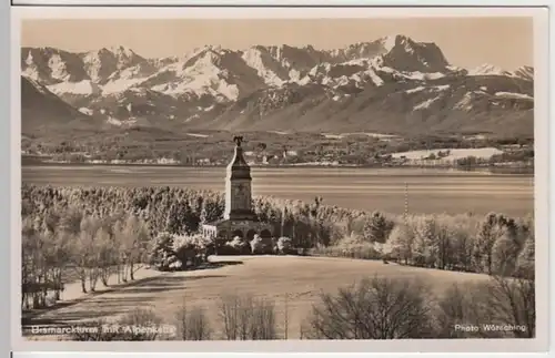 (5791) Foto AK Starnberger See, Bismarckturm