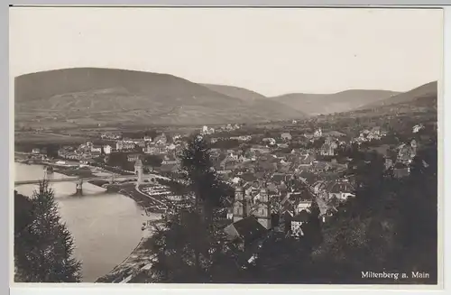 (57856) Foto AK Miltenberg, Main, Panorama, vor 1945