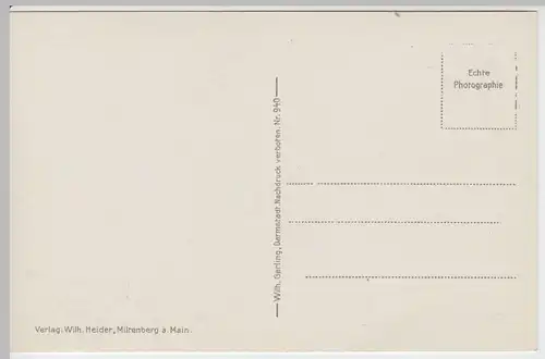 (57856) Foto AK Miltenberg, Main, Panorama, vor 1945