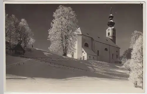 (57823) Foto AK Ruhpolding, Pfarrkirche St. Georg 1929