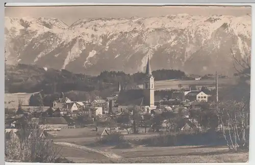 (57801) Foto AK Teisendorf, Totale vor 1945