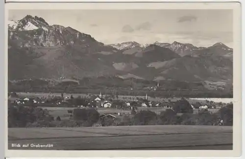 (5682) Foto AK Grabenstätt, Panorama 1932