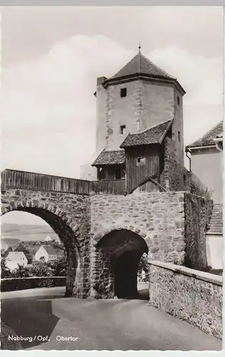 (54454) Foto AK Nabburg, Obertor, nach 1945