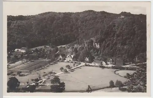 (53967) Foto AK Behringersmühle, Fränkische Schweiz, vor 1945