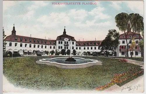 (51817) AK Planegg, Volksheilstätte, 1908