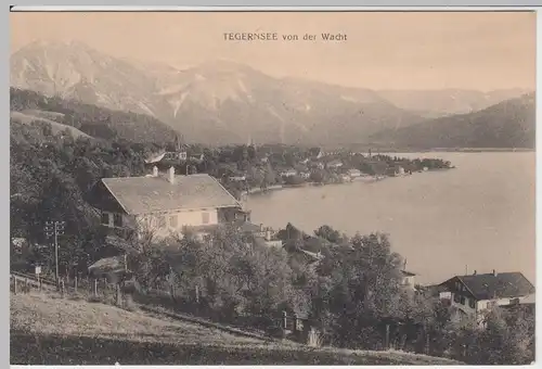(51800) AK Tegernsee von der Wacht, 1913