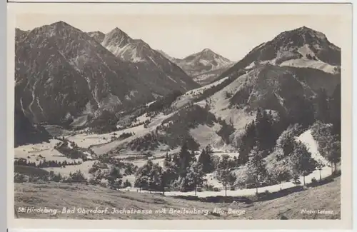 (5136) Foto AK Bad Oberdorf, Jochstraße, Breitenberg, vor 1945