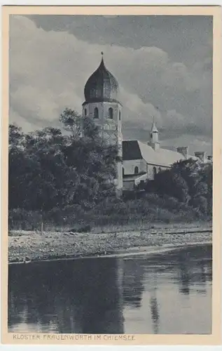 (5091) AK Chiemsee, Kloster Frauenwörth, vor 1945