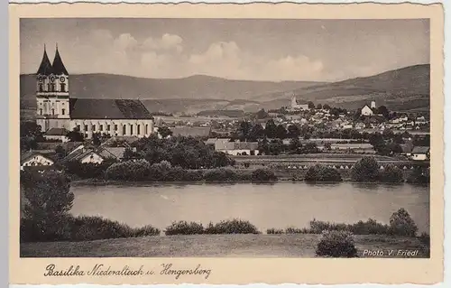 (50840) AK Basilika Niederalteich u. Hengersberg, 1934