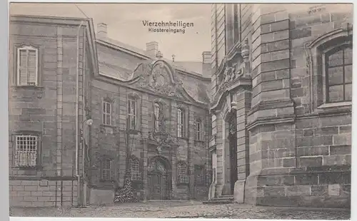 (50762) AK Kloster Vierzehnheiligen, Eingang, vor 1945
