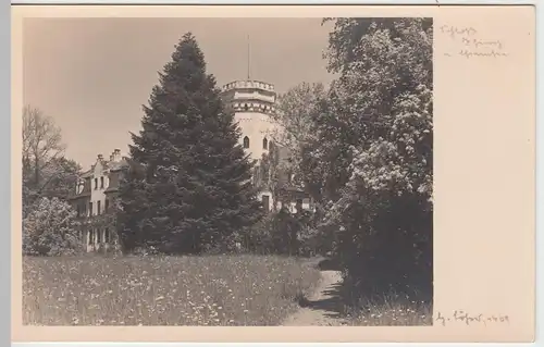 (50732) Foto AK Schloss Ising am Chiemsee, vor 1945