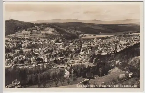 (50215) Foto AK Bad Kissingen, Blick von der Bodenlaube, vor 1945