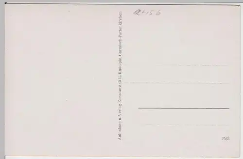 (50193) AK Mittenwald, Oberer Markt mit Neunerhaus