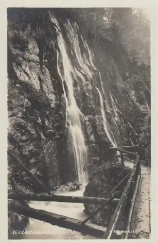 (499) Foto AK Wimbachklamm 1920er