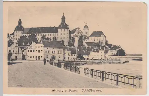 (49246) AK Neuburg a.d. Donau, Schloßkaserne, Feldpost 1915