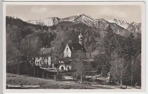 (4907) Foto AK Birkenstein, Fischbachau, Gnadenkapelle, vor 1945