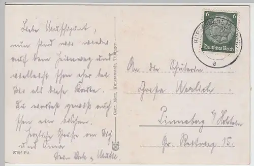 (46938) AK Kulmbach, Totale, 1938
