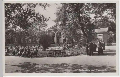 (4630) Foto AK Bad Steben, Kurbad, Wiesenquelle 1937