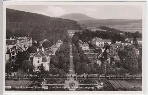 (4604) Foto AK Bad Brückenau, Ortsansicht, Dreistelzberg 1940