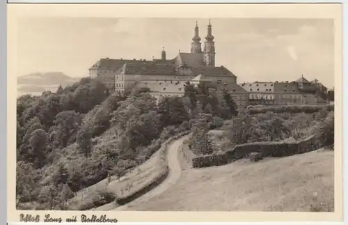 (4557) Foto AK Bad Staffelstein, Kloster Banz, Staffelberg 1943