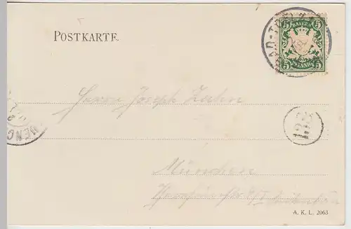 (45319) AK Bad Tölz, Totale, 1904