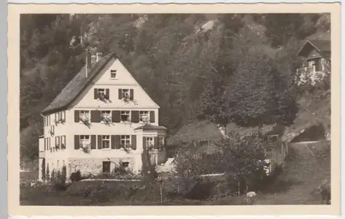 (4523) Foto AK Sachsenmühle, Gößweinstein, Kirchliches Heim 1951