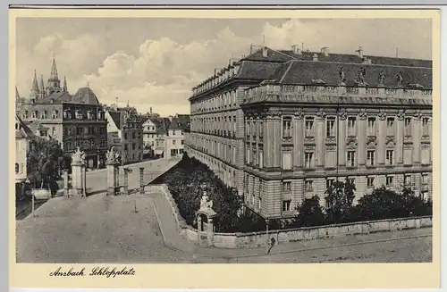 (45202) AK Ansbach, Schloßplatz, 1941