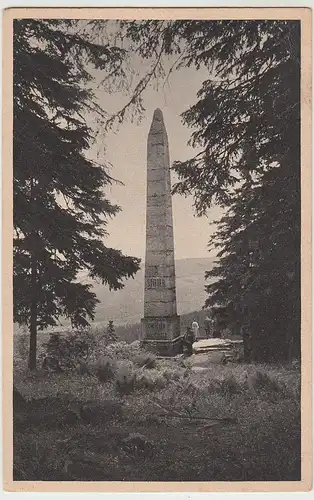 (44812) AK Dreisesselberg (Bay. Wald), Stifterdenkmal am Blöckensteinsee