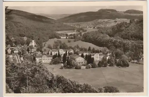 (4424) AK Bad Brückenau, Panorama 1954