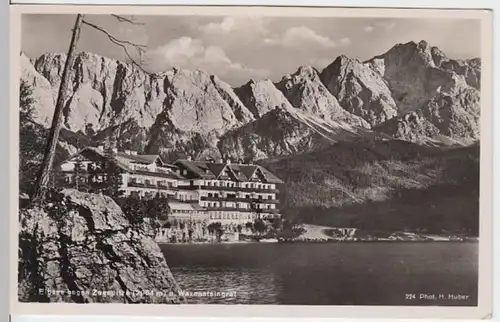 (4367) AK Grainau, Eibsee, Hotel, Zugspitze, Waxensteingrat