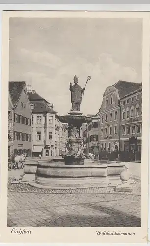 (42886) AK Eichstätt, Willibaldsbrunnen, vor 1945