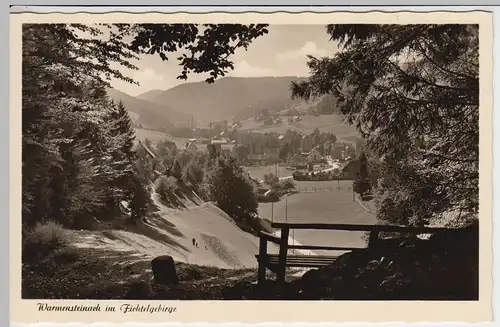 (42658) Foto AK Warmensteinach, Fichtelgebirge, Panorama