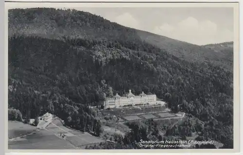 (41540) Foto AK Sanatorium Hausstein, Bayr. Wald, 1933-45