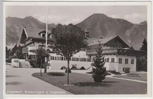 (41040) Foto AK Rottach-Egern am Tegernsee, Enagheim, 1939