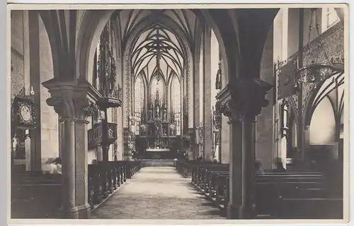 (40708) Foto AK Erding, Pfarrkirche, Inneres, 1927