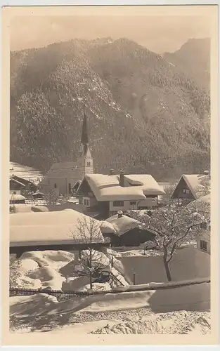 (40672) Foto AK Bayrischzell m. Vogelsang u. kl. Traithen 1937