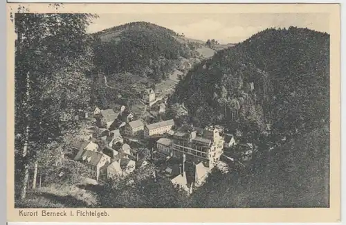 (4059) AK Bad Berneck im Fichtelgebirge, Panorama 1932