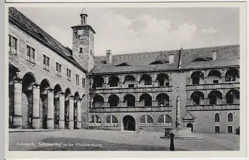 (3972) AK Kulmbach, Plassenburg, Schöner Hof, um 1936