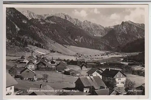 (39663) Foto AK Hinterstein im Bayr. Allgäu, Gesamtansicht 1938