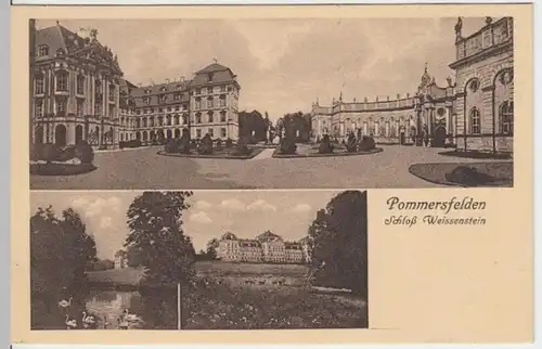 (3949) AK Pommersfelden, Schloss Weißenstein 1930