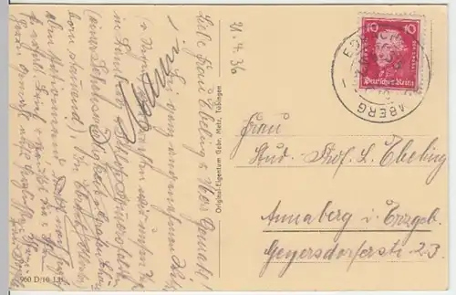 (3949) AK Pommersfelden, Schloss Weißenstein 1930