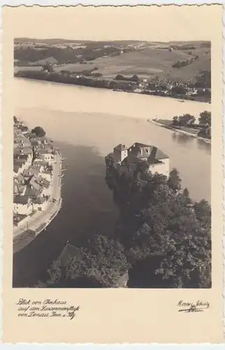(3945) Foto AK Passau, Veste Niederhaus, Donau, Inn, Ilz 1936
