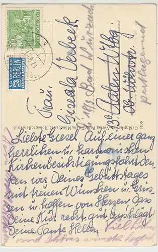 (39310) Foto AK Schongau, Frauentor 1951