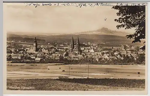 (37621) Foto AK Weiden (Oberpfalz), Panorama, 1936