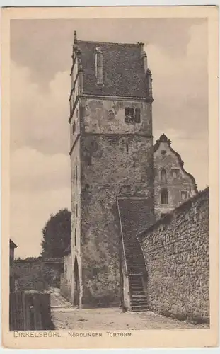 (37356) AK Dinkelsbühl, Nördlinger Torturm, 1910