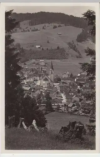 (37110) Foto AK Oberstaufen mit Kapf, vor 1945