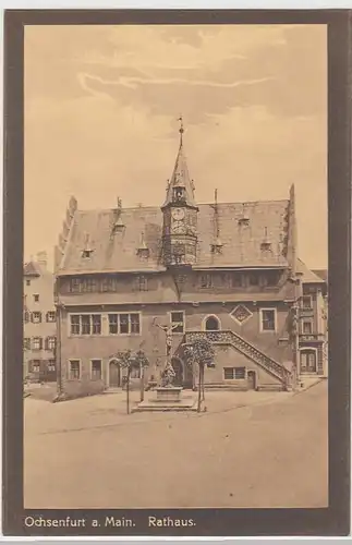 (36842) AK Ochsenfurt a.M., Rathaus, vor 1945